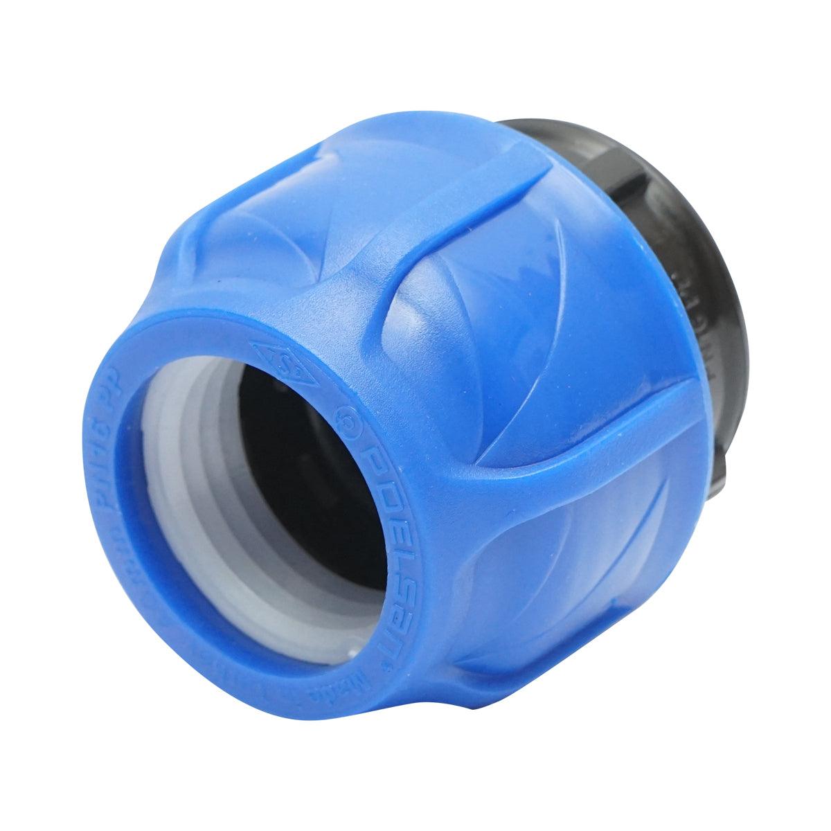 Tappo a compressione con filettatura interna 40mm, PN16 per sistemi di irrigazione Tappo Fine Linea RACCORDO A COMPRESSIONE