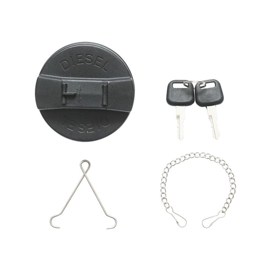 Tappo serbatoio con chiave per Case IH, Claas, Ford, John Deere, Massey Ferguson, Landini OEM 3786050M1, 4274363M1, 4280585M1, 4296020M1, 7700055371, 82011472, 84602136, 87731275, AL113 087, AL 78343, AL80633, F411201060080, 0011358050