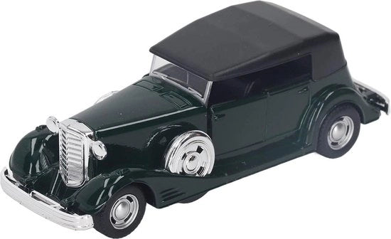 Modello in Miniatura di Porta Aperta 1:32 Scala - Materiale Antico - Decorazione per Ufficio - Verde .