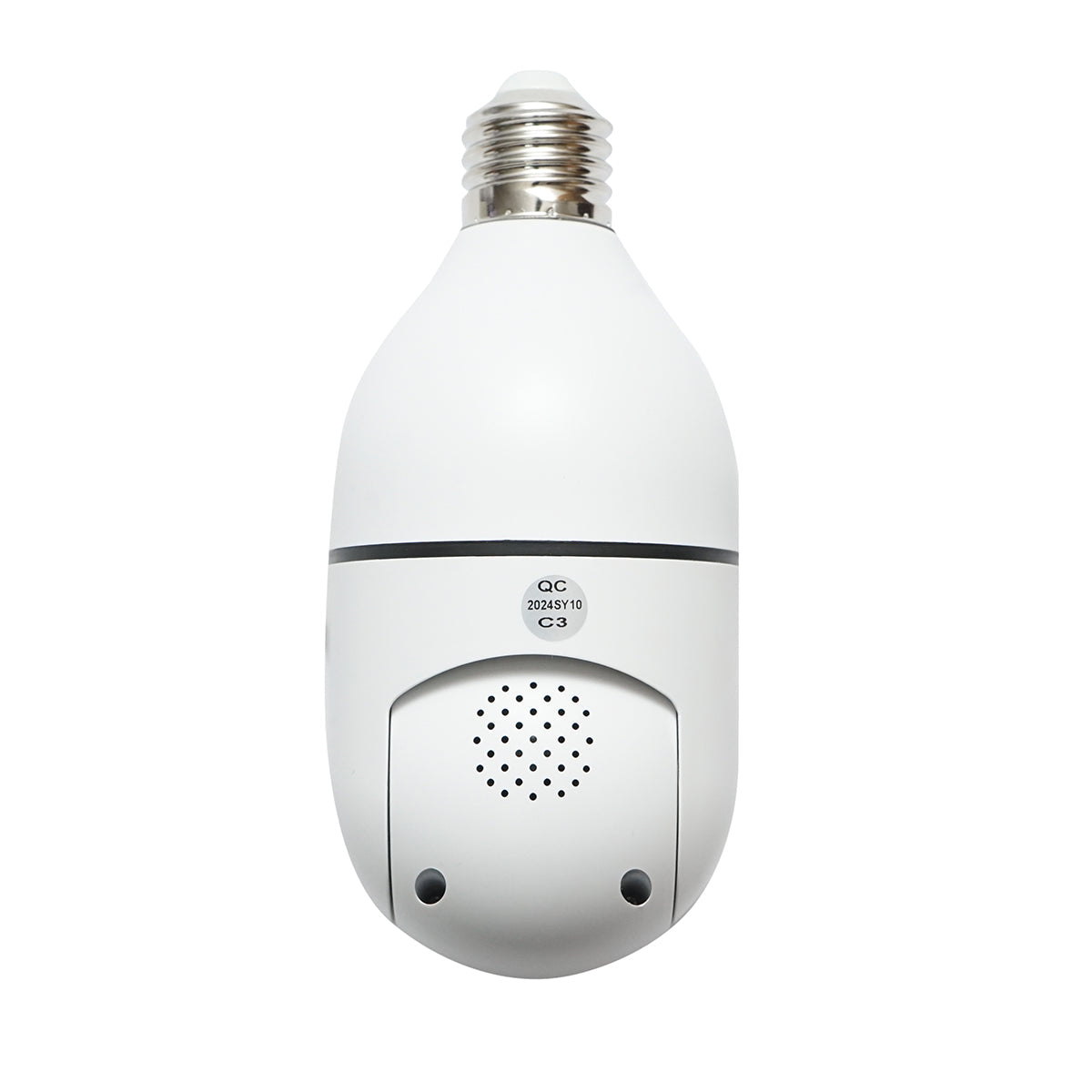 Telecamera di sorveglianza smart-bulb 2 MP, rotazione 360° PTZ, P2P WIFI 2.4GHz, tipo lampadina E27 con sensore di movimento e applicazione iCSee