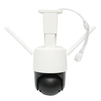 Telecamera di videosorveglianza da 6 MP con doppio obiettivo, P2P WIFI 2.4G 1080P, PTZ con sensore di movimento, rilevamento presenza umana e applicazione iCSee