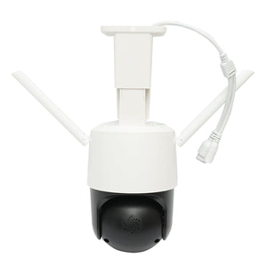 Telecamera di videosorveglianza da 6 MP con doppio obiettivo, P2P WIFI 2.4G 1080P, PTZ con sensore di movimento, rilevamento presenza umana e applicazione iCSee