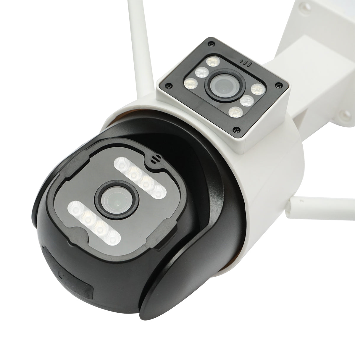 Telecamera di videosorveglianza da 6 MP con doppio obiettivo, P2P WIFI 2.4G 1080P, PTZ con sensore di movimento, rilevamento presenza umana e applicazione iCSee