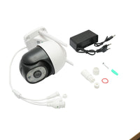 Telecamera di videosorveglianza intelligente P2P WIFI e 4G 3MP, sensore di movimento, rilevamento umano, visione notturna, PTZ rotante a 355 gradi, applicazione V380 Pro