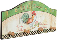 Biscottini Appendino verde decorato anticato in legno