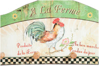 Biscottini Appendino verde decorato anticato in legno