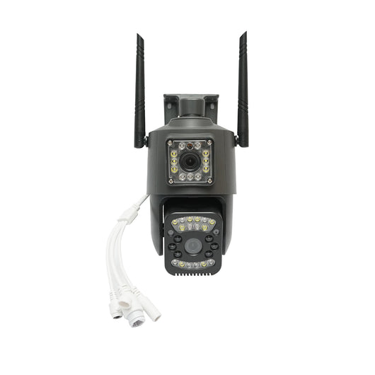 Telecamera di videosorveglianza Smart P2P WIFI 2.4G, sensore di movimento, rilevamento umano, visione notturna, PTZ rotante a 355 gradi, applicazione V380 Pro