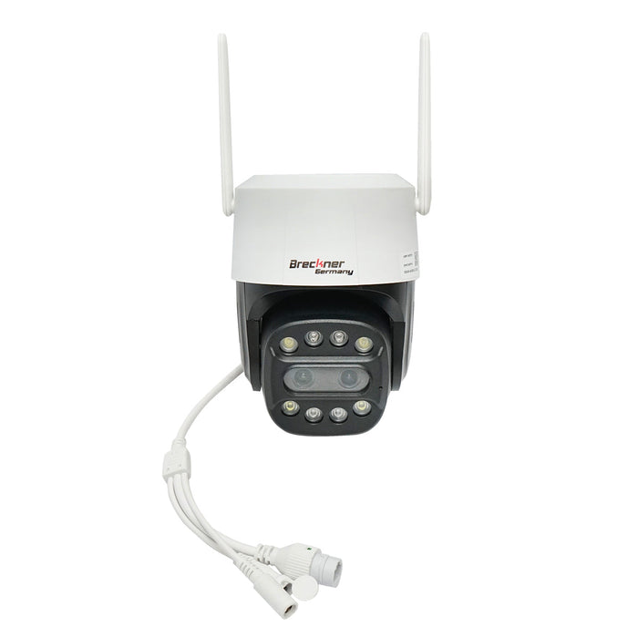Telecamera di videosorveglianza WIFI per interni/esterni 4M ultra HD, PTZ, sensore di movimento, rotante, 90 gradi, 220V IP66