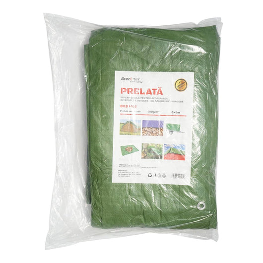 Telone di Copertura Universale 6 x 8 m 100g/m2 Telo impermeabile esterno Multiuso Breckner Germany