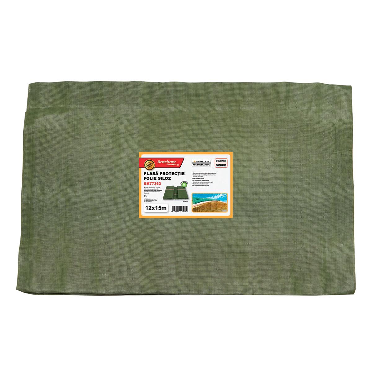 Telone di protezione per insilato 12 x 15 mt. 200gr/m2. Rete di protezione per insilati Rete/copertura di protezione per silo Breckner Germany