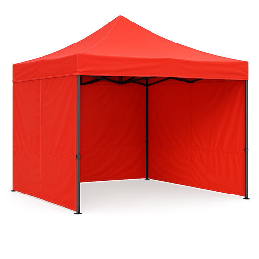 Tenda laterale rossa 9m per gazebo