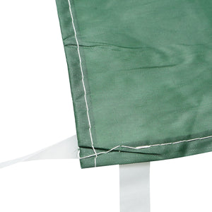 Tenda laterale verde 12m per gazebo