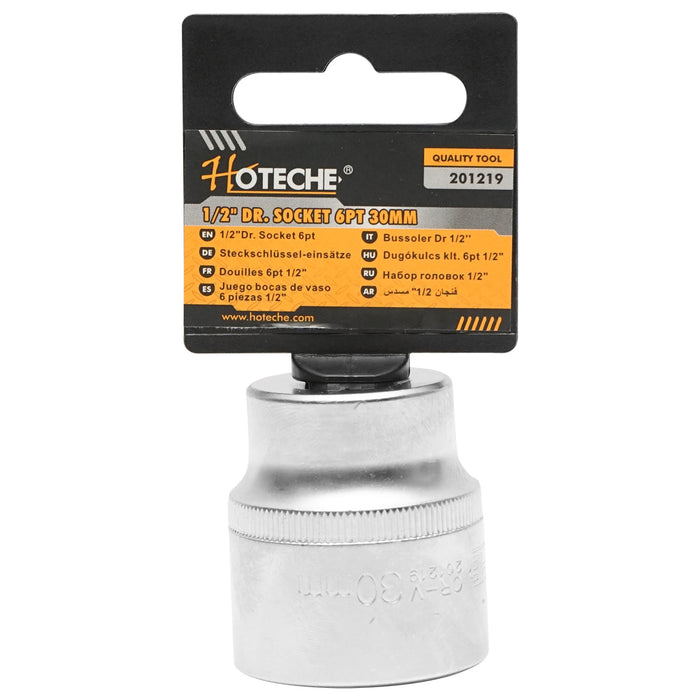 Testa della chiave a bussola da 30 mm per cricchetto da 1/2" Hoteche