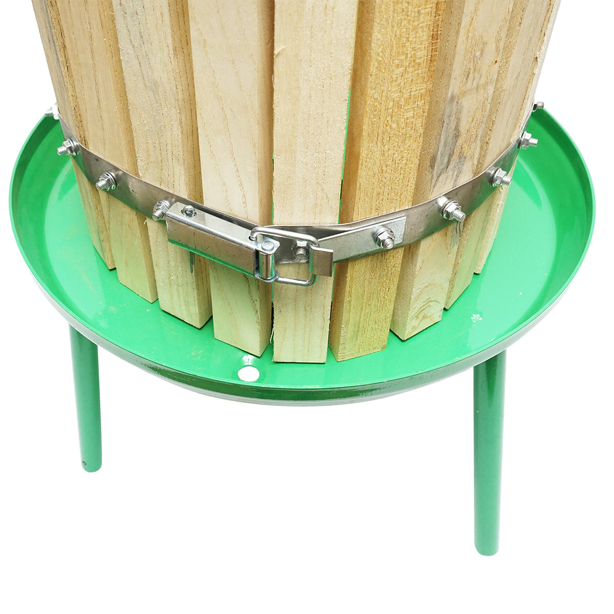 Torchio manuale in legno per uva, capacità 30 litri