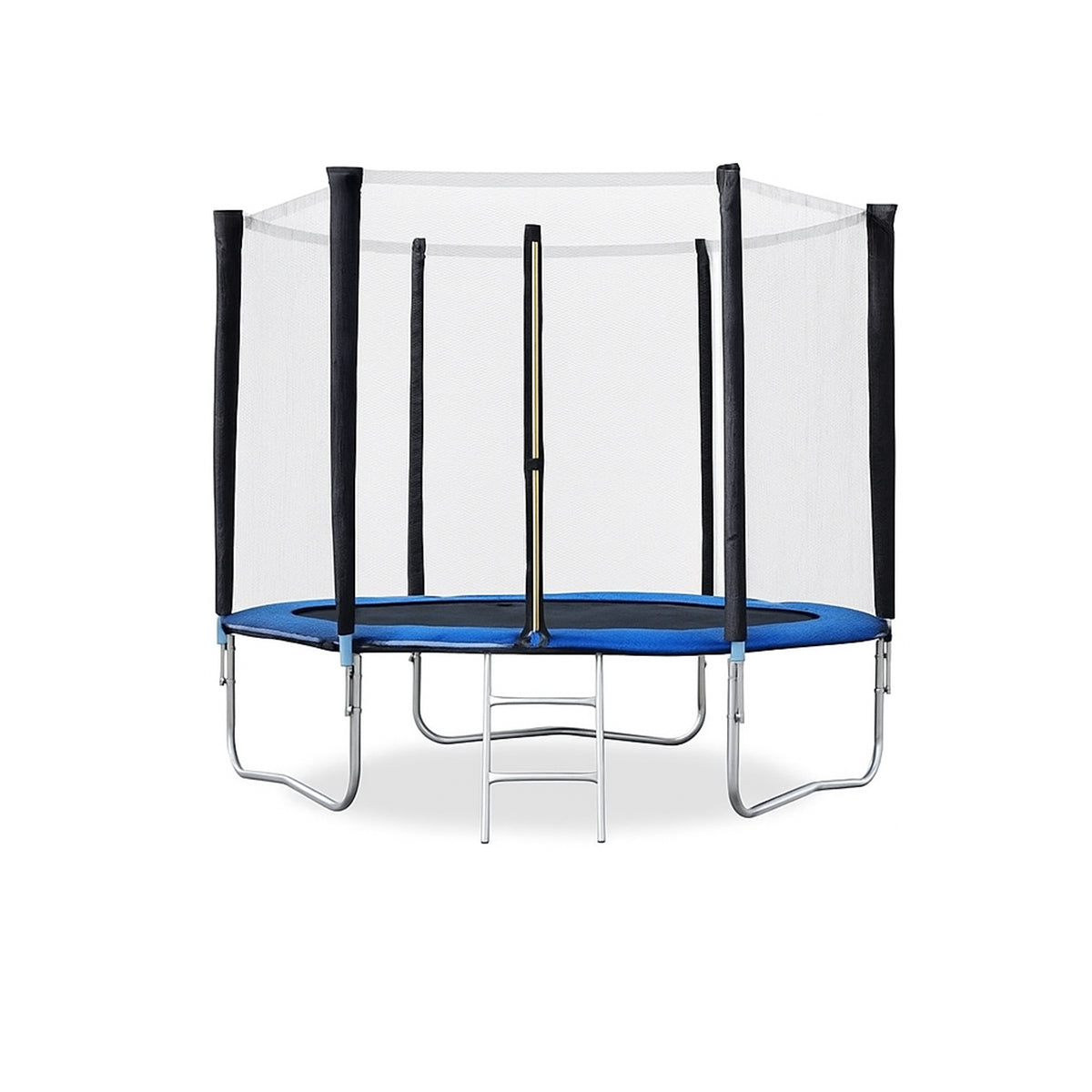 Trampolino 244 cm con scaletta e rete laterale, max 50 kg, Breckner Germany