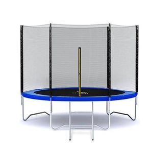 Trampolino 244 cm con scaletta e rete laterale, max 50 kg, Breckner Germany