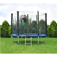 Trampolino 305 cm con scaletta e rete laterale, max 120 kg  Breckner Germany