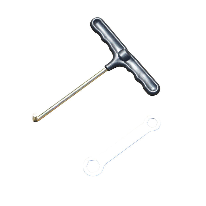 Trampolino 305 cm con scaletta e rete laterale, max 120 kg  Breckner Germany