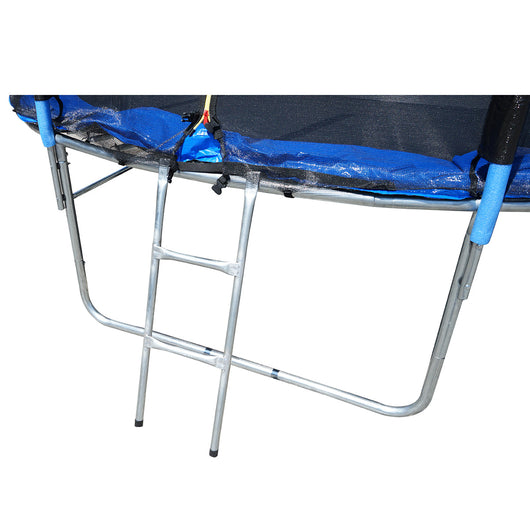 Trampolino 366 cm con scaletta e rete laterale, max 150 kg, Breckner Germany