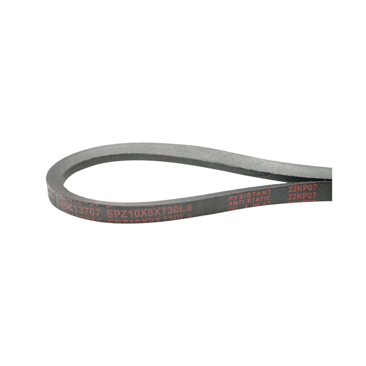 Trasmissione a cinghia trapezoidale SPZ 10x8x730 LA