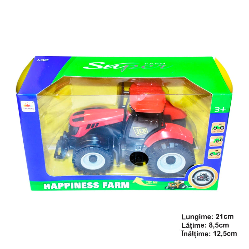 Trattore giocattolo JCB rosso