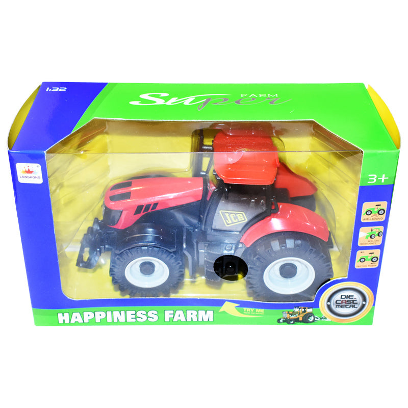 Trattore giocattolo JCB rosso