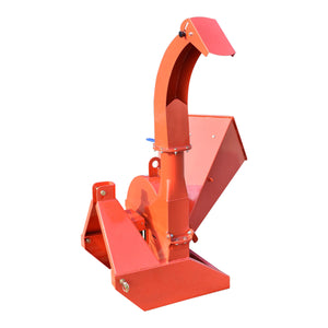 Trituratore di rami con attacco alla presa di forza del trattore PTO, potenza richiesta 18-50 CV, diametro massimo tronco 100 mm, tramoggia 400x420x600 mm, Cippatrice Biotrituratore a cardano per trattore, Breckner Germany