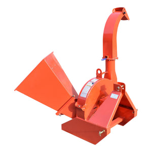 Trituratore di rami con attacco alla presa di forza del trattore PTO, potenza richiesta 18-50 CV, diametro massimo tronco 100 mm, tramoggia 400x420x600 mm, Cippatrice Biotrituratore a cardano per trattore, Breckner Germany