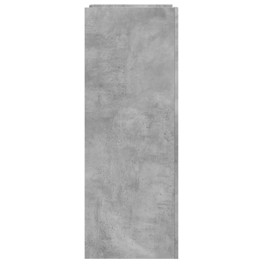 Scarpiera mobiletto portascarpe mobile per ingresso/corridoio/soggiorno 52 x 37,5 x 100 cm legno ingegnerizzato grigio 02_0021816