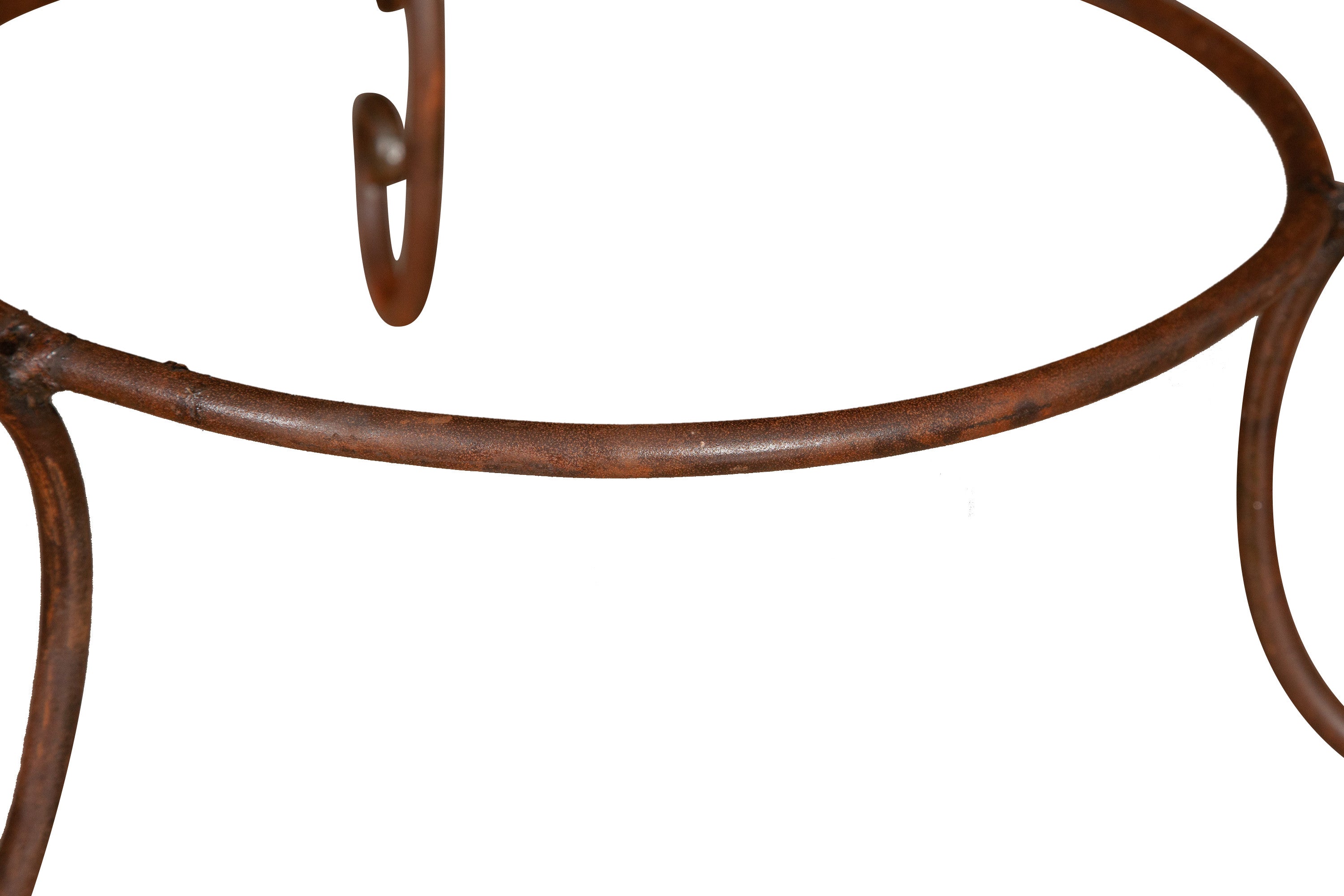 Biscottini BASE PORTAVASI IN FERRO BATTUTO pieno forgiato mano Offerta Speciale Qualità