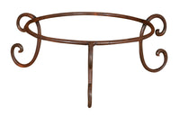 Biscottini BASE PORTAVASI IN FERRO BATTUTO pieno forgiato mano Offerta Speciale Qualità