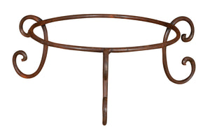 Biscottini BASE PORTAVASI IN FERRO BATTUTO pieno forgiato mano Offerta Speciale Qualità