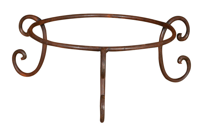 Biscottini BASE PORTAVASI IN FERRO BATTUTO pieno forgiato mano Offerta Speciale Qualità