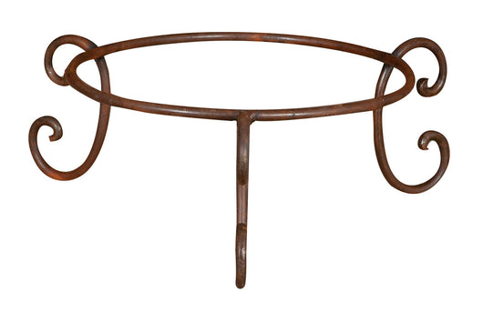 Biscottini BASE PORTAVASI IN FERRO BATTUTO pieno forgiato mano Offerta Speciale Qualità