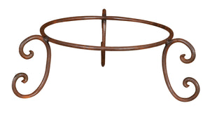 Biscottini BASE PORTAVASI IN FERRO BATTUTO pieno forgiato mano Offerta Speciale Qualità