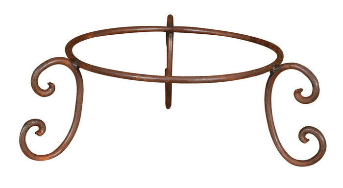 Biscottini BASE PORTAVASI IN FERRO BATTUTO pieno forgiato mano Offerta Speciale Qualità