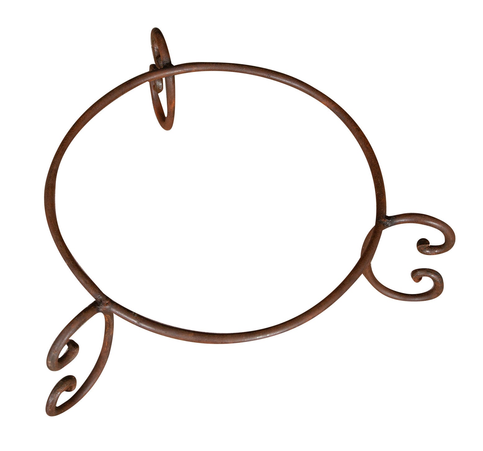 Biscottini BASE PORTAVASI IN FERRO BATTUTO pieno forgiato mano Offerta Speciale Qualità