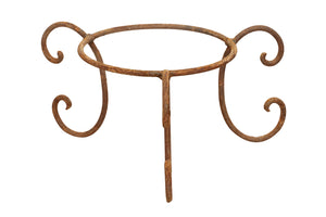 Biscottini BASE PORTAVASI IN FERRO BATTUTO pieno forgiato mano Offerta Speciale Qualità