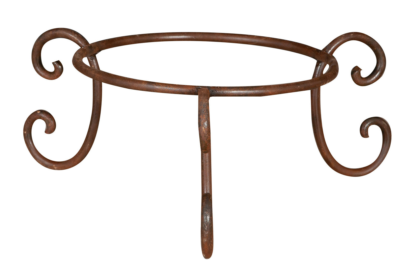 Biscottini BASE PORTAVASI IN FERRO BATTUTO pieno forgiato mano Offerta Speciale Qualità