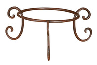 Biscottini BASE PORTAVASI IN FERRO BATTUTO pieno forgiato mano Offerta Speciale Qualità