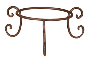 Biscottini BASE PORTAVASI IN FERRO BATTUTO pieno forgiato mano Offerta Speciale Qualità