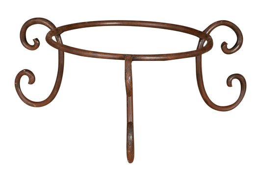 Biscottini BASE PORTAVASI IN FERRO BATTUTO pieno forgiato mano Offerta Speciale Qualità