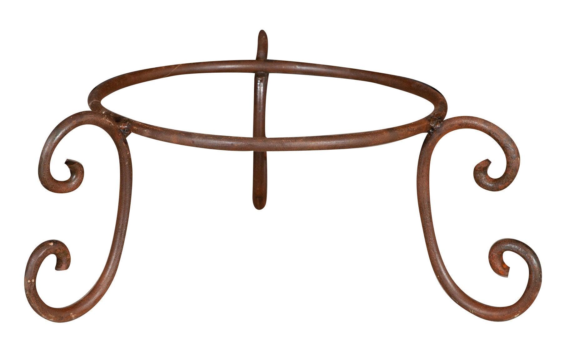 Biscottini BASE PORTAVASI IN FERRO BATTUTO pieno forgiato mano Offerta Speciale Qualità