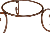 Biscottini BASE PORTAVASI IN FERRO BATTUTO pieno forgiato mano Offerta Speciale Qualità