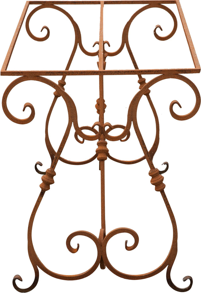 Biscottini Base tavolo in ferro pieno L130xPR60xH70 cm. forgiato mano trattato, Offerta