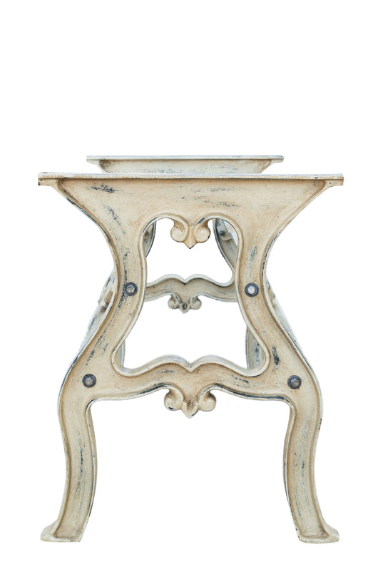 Biscottini Base tavolo in ghisa finitura anticata Molto stabile, robusta Offerta Speciale