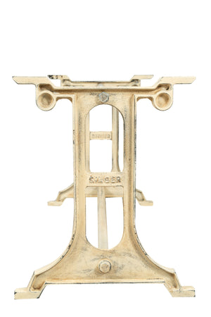 Biscottini Base tavolo in ghisa finitura anticata Molto stabile, robusta Offerta Speciale