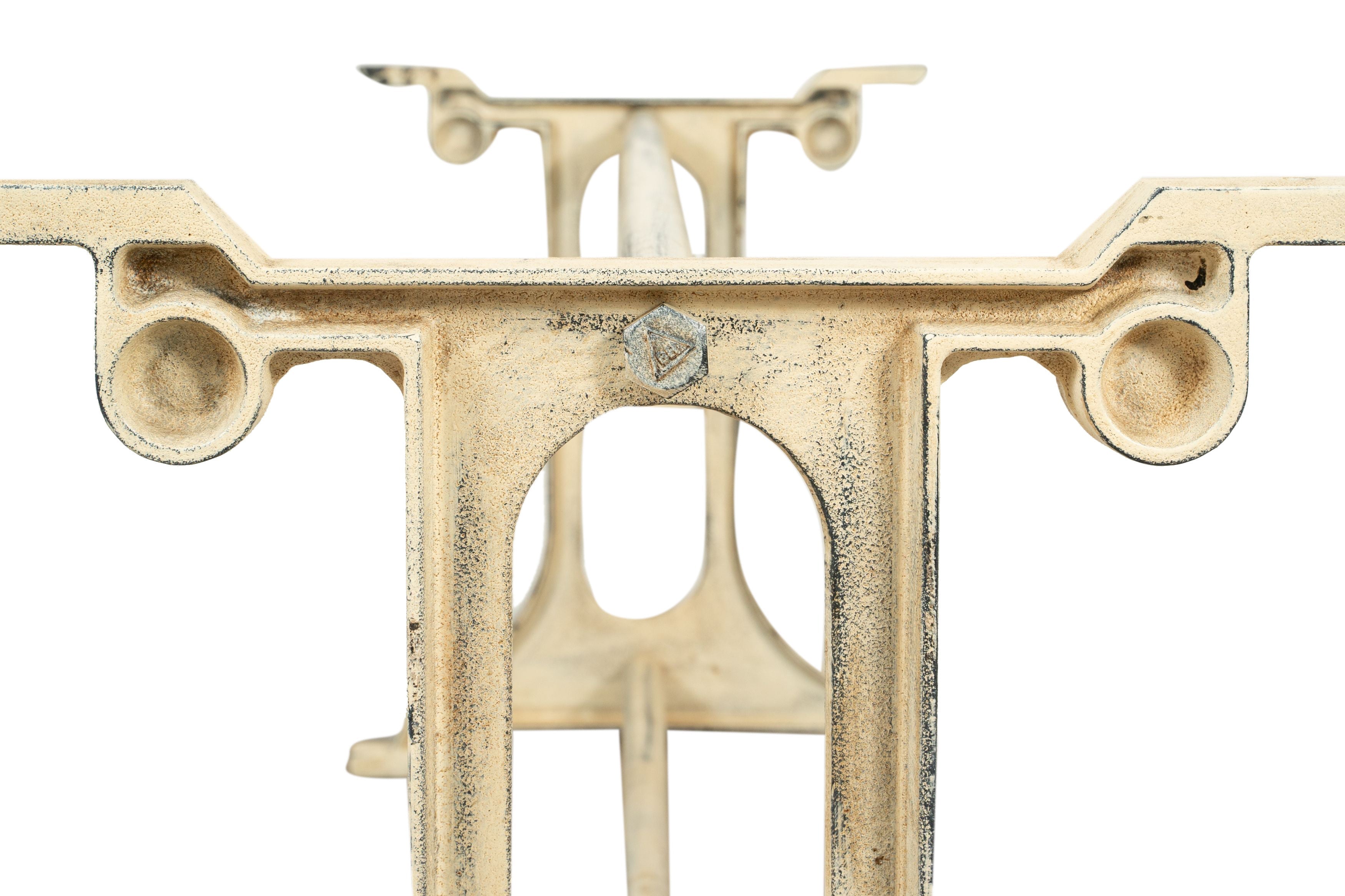 Biscottini Base tavolo in ghisa finitura anticata Molto stabile, robusta Offerta Speciale