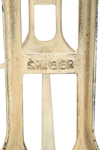 Biscottini Base tavolo in ghisa finitura anticata Molto stabile, robusta Offerta Speciale