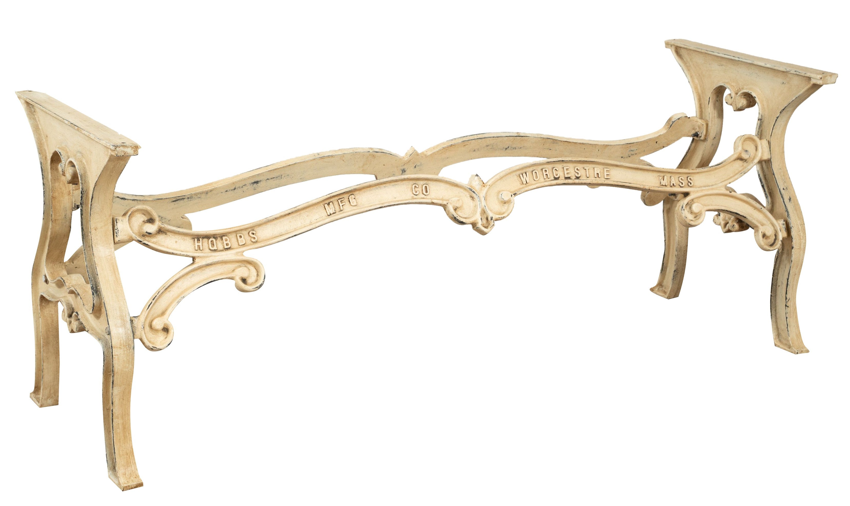 Biscottini Base tavolo in ghisa finitura anticata Molto stabile, robusta Offerta Speciale